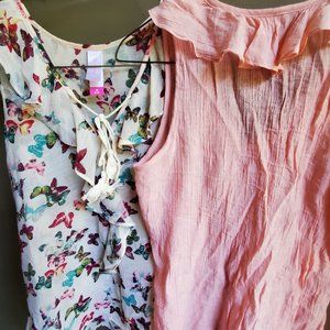 Women's sleeveless shirts